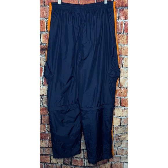 VTG Illinois Fighting Illini Starter Track Cargo Convertible Pants Men’s Large - Picture 8 of 8